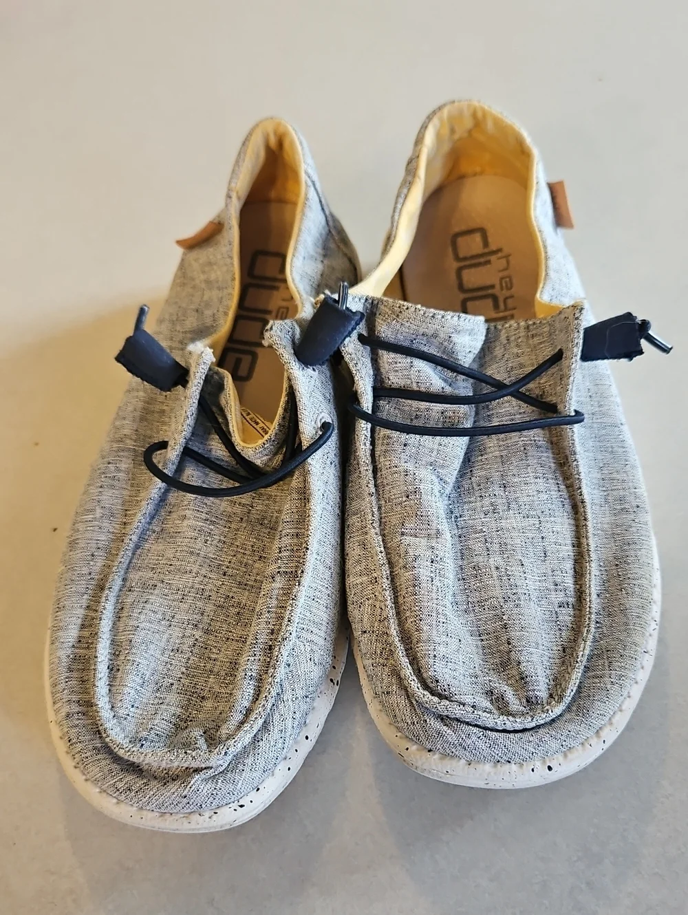 Hey Dude Wendy Chambray White Blue
